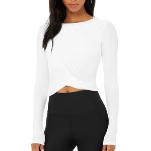 ALO Yoga Cover Long Sleeve Top Size XS